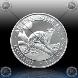 1oz SOMALIJA 2021 "AFRICAN WILDLIFE - LEOPARD" UNC